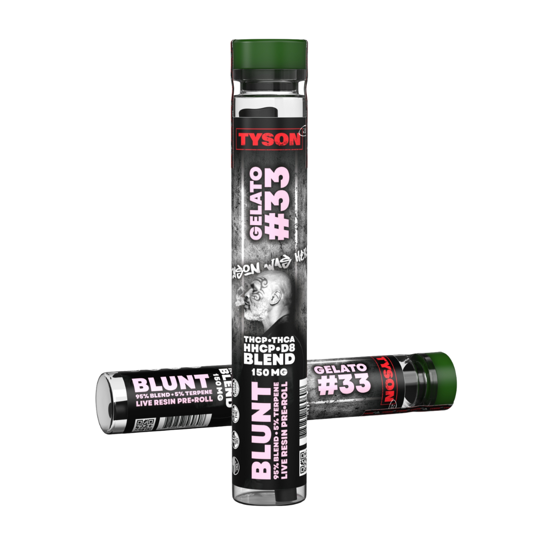 Tyson 2.0 THCP Blend Pre-Roll Blunt Flower Tyson 2.0 Gelato #33