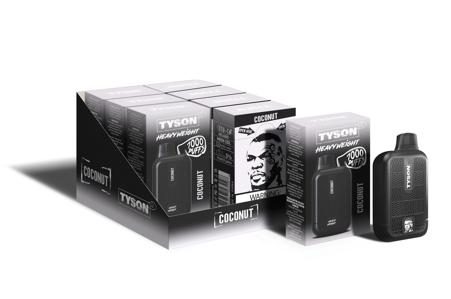 Tyson 2.0 Heavyweight 7000 Puffs Disposable Vape (10PK)